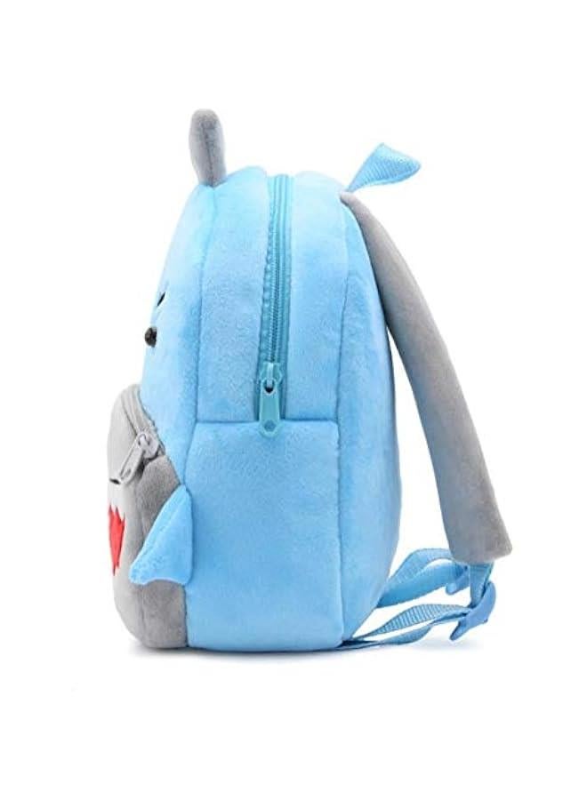 NICE CHOICE Cute Toddler Backpack Toddler Bag Plush Animal Cartoon Mini Travel Bag for Baby Girl Boy 2-6 Years(Shark) - Image 2